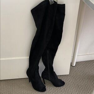 Women's Black Over-the-Knee Boots